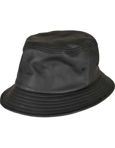 FLE-5003IL-Imitation Leather Bucket Hat
